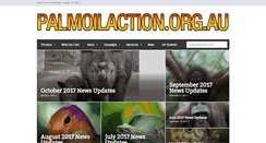 Desktop Screenshot of palmoilaction.org.au