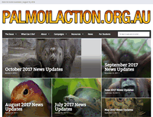 Tablet Screenshot of palmoilaction.org.au